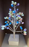 16” Lighted Blue yellow pink purple Gum Drop Candy Tree Valerie Parr Hill RARE