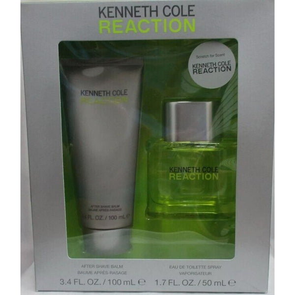 Kenneth Cole Reaction Gift Set for Men 2 Piece 1.7 oz EDT-3.4 oz After Shave