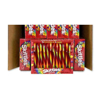 6 Boxes Limited Edition Skittles Candy Canes, 12 in each box exp 2026