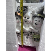 *RARE* QVC hay & harvest Halloween 12” 3 ghost friends trick or treat