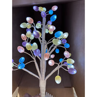 16” Lighted Blue yellow pink purple Gum Drop Candy Tree Valerie Parr Hill RARE