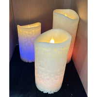 3 piece set Home Reflections Color-Morphing Pillars with Remote New in box