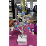 16” Lighted Blue yellow pink purple Gum Drop Candy Tree Valerie Parr Hill RARE