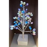 16” Lighted Blue yellow pink purple Gum Drop Candy Tree Valerie Parr Hill RARE