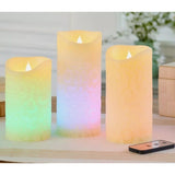 3 piece set Home Reflections Color-Morphing Pillars with Remote New in box