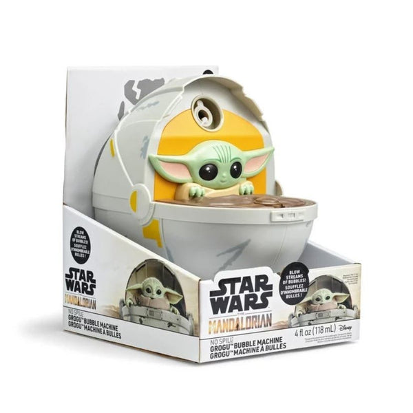 STAR WARS GROGU BUBBLE MACHINE, includes bubble solution