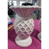 Set of 2 7.5" Ceramic Candle Pineapple Pedestals by Valerie Parr Hill RETIRED