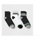 3 Pair of Thieves Cushion Ankle socks Mens 6-12 4 way stretch no shift fit